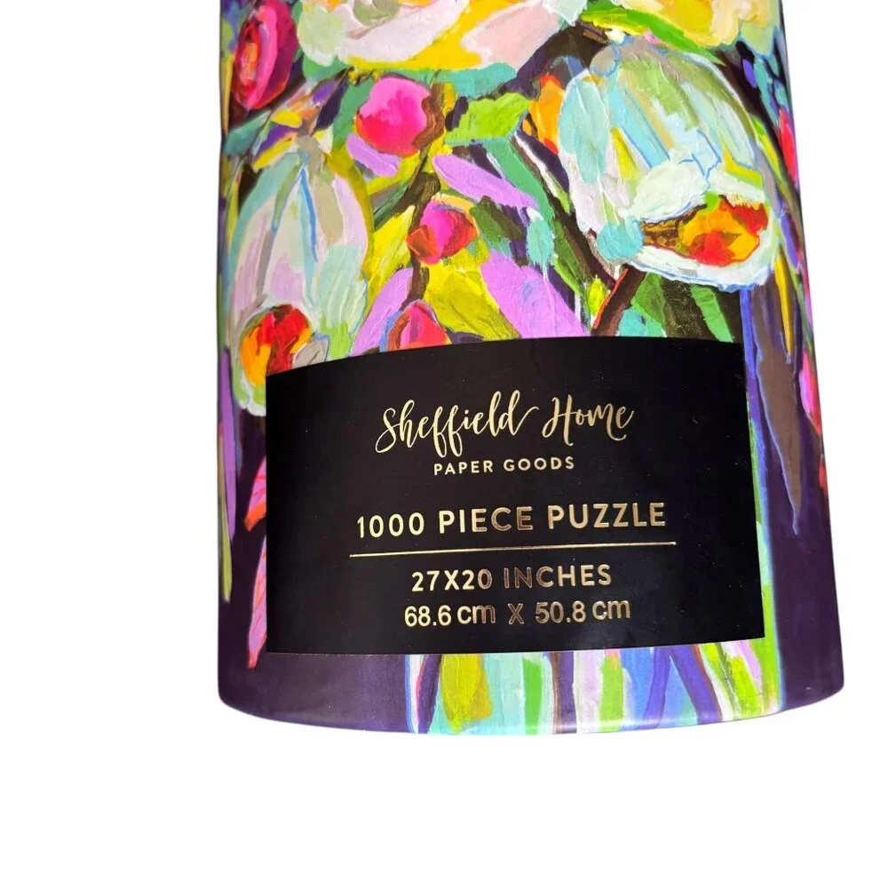 Sheffield Home 1000 Piece Puzzle Floral Wild Apple Jeanette Vertentes 27 x 20